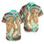 Hawaii Couples Matching Mermaid Dress And Hawaiian Shirt Polynesian Shark And Sea Turtle Dreamy Turquoise LT14 No Dress Turquoise - Polynesian Pride