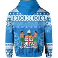 Bula Fiji Hoodie Tapa Pattern LT13 - Polynesian Pride