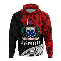 Samoa Hoodie Beloved Samoan Mix Polynesian Pattern LT13 Unisex Red - Polynesian Pride