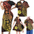 Matching Clothes For Family Hibiscus Flower Polynesian Tribal Bodycon Dress And Hawaii Shirt - Polynesian Pride