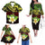 Hawaii Family Matching Outfits Hawaii Plumeria Polynesian Tribal Off Shoulder Long Sleeve Dress And Shirt Family Set Clothes - Polynesian Pride
