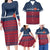 Family Matching Outfits Hawaii Hibiscus Polynesian Tribal Family Set Bodycon Long Sleeve Dress And Hawaii Shirt - Polynesian Pride