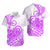 Polynesian Tribal Tattoo Retro Couple Off Long Dress and Hawaiian Shirt Purple Screen Color LT9 - Polynesian Pride