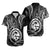 Polynesian Matching Dress and Hawaiian Shirt Guam Coat of Arms with Polynesian Tribal Tattoo Black Version LT9 - Polynesian Pride