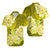 Polynesian Matching Couple Outfit Floral Tribal Puletasi Dress and Hawaiian Shirt Yellow LT9 - Polynesian Pride