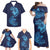 Polynesian Tribal Samoan Matching Clothes For Family Polynesian Printed Off Shoulder Long Sleeve Dress And Shirt - Polynesian Pride