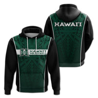 Hawaii Volleyball Green Warrior – Hoodie – LT2 Hoodie GREEN - Polynesian Pride
