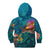 Polynesian Kanaka Maoli (Hawaiian) Kid Hoodie Turtle Hawaii Map RLT9 - Polynesian Pride