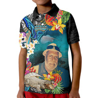 CUSTOMER REQUEST - Chichi Tiay - 18/02/26 - Polo Shirt LT9 Kid White - Polynesian Pride
