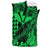 Hawaii Sea Turtle Bedding Set Polynesia Kakau with Kanaka Maoli Green LT9 - Polynesian Pride