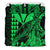 Hawaii Sea Turtle Bedding Set Polynesia Kakau with Kanaka Maoli Green LT9 - Polynesian Pride