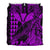 Hawaii Sea Turtle Bedding Set Polynesia Kakau with Kanaka Maoli Purple LT9 - Polynesian Pride