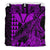 Hawaii Sea Turtle Bedding Set Polynesia Kakau with Kanaka Maoli Purple LT9 - Polynesian Pride