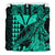 Hawaii Sea Turtle Bedding Set Polynesia Kakau with Kanaka Maoli Turquoise LT9 - Polynesian Pride