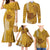 Strong Maui Family Matching Mermaid Dress and Hawaiian Shirt Good Living Hawaii with Shaka Sign Kakau Tribal Gold LT9 - Polynesian Pride