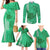 Strong Maui Family Matching Mermaid Dress and Hawaiian Shirt Good Living Hawaii with Shaka Sign Kakau Tribal Green LT9 - Polynesian Pride