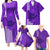 Strong Maui Family Long Sleeve Bodycon Dress and Hawaiian Shirt Good Living Hawaii with Shaka Sign Kakau Tribal Purple LT9 Purple - Polynesian Pride