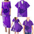 Strong Maui Family Matching Puletasi Dress and Hawaiian Shirt Good Living Hawaii with Shaka Sign Kakau Tribal Purple LT9 Purple - Polynesian Pride