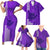 Strong Maui Family Matching Short Sleeve Bodycon Dress and Hawaiian Shirt Good Living Hawaii with Shaka Sign Kakau Tribal Purple LT9 Purple - Polynesian Pride