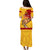 Polynesian Pride Father Day Papua New Guinea Puletasi Dress PNG I Love You Dad Yellow Version LT14 - Polynesian Pride