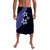 Polynesian Lavalava With Plumeria Flower Blue LT6 Blue - Polynesian Pride