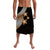 Polynesian Lavalava With Plumeria Flower Gold LT6 Gold - Polynesian Pride