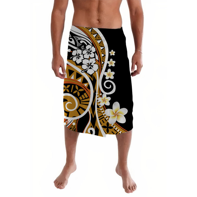 Plumeria Polynesian Lavalava Trending Gold LT6 Gold - Polynesian Pride