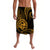 Polynesian Pride Guam With Polynesian Tribal Tattoo and Coat of Arms Lavalava Gold Version LT9 Gold - Polynesian Pride