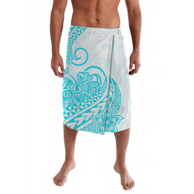 Polynesian Tribal Tattoo Retro Lavalava Aqua Screen Color LT9 Aqua - Polynesian Pride