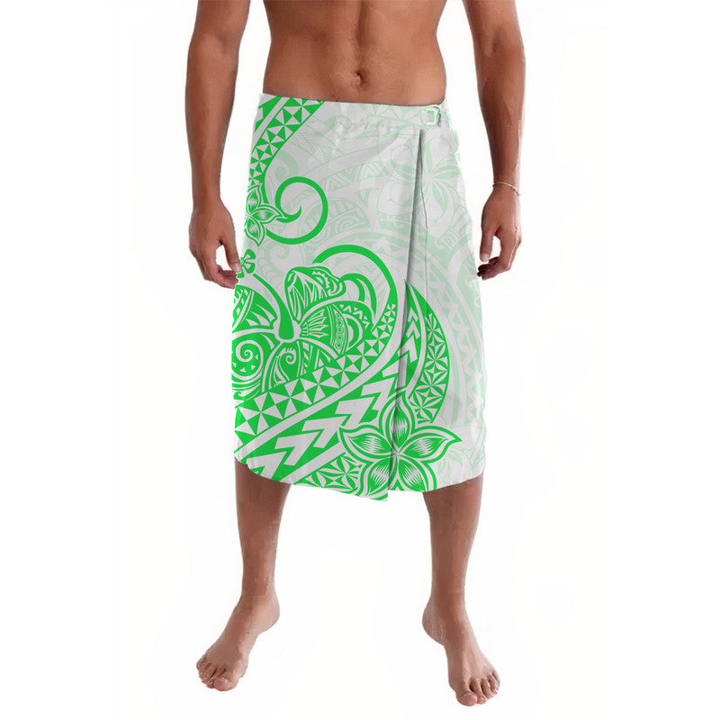 Polynesian Tribal Tattoo Retro Lavalava Green Screen Color LT9 Green - Polynesian Pride