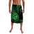 Polynesian Pride Guam With Polynesian Tribal Tattoo and Coat of Arms Lavalava Green Version LT9 Green - Polynesian Pride