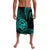 Polynesian Pride Guam With Polynesian Tribal Tattoo and Coat of Arms Lavalava Turquoise Version LT9 turquoise - Polynesian Pride