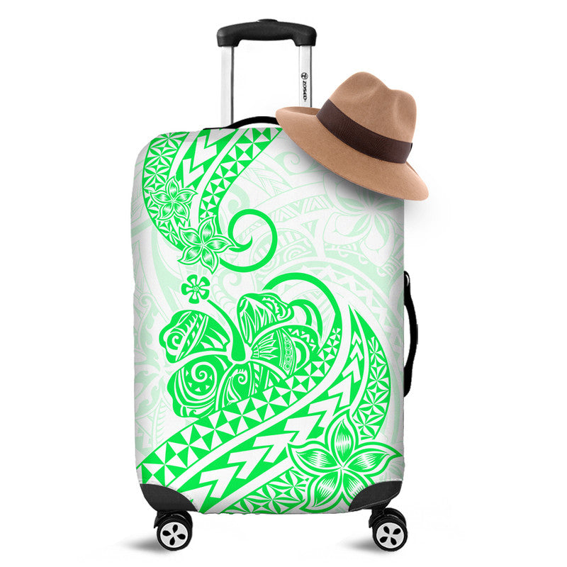 Polynesian Tribal Tattoo Retro Luggage Cover Green Screen Color LT9 Green - Polynesian Pride