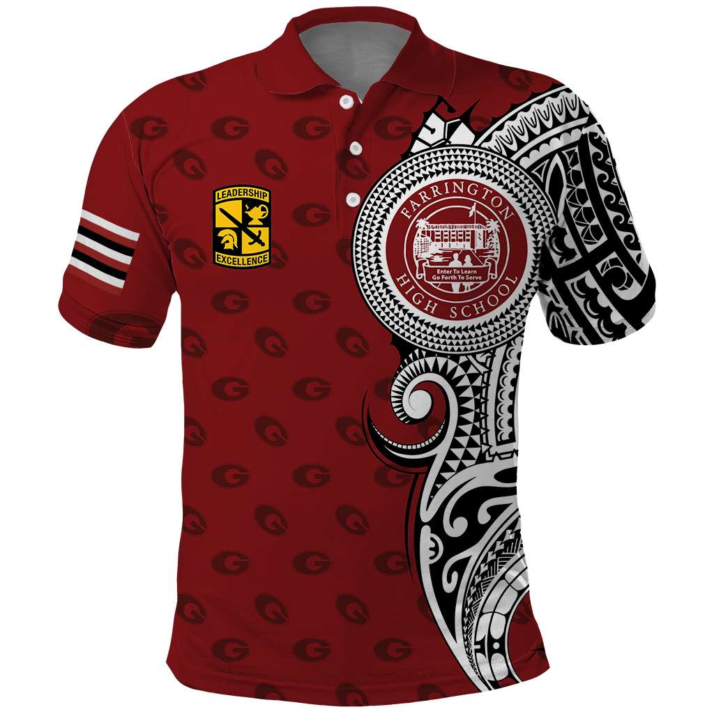 CUSTOMER REQUEST - SGM - 23/07/2026 - Polo Shirt - LT05 Red - Polynesian Pride