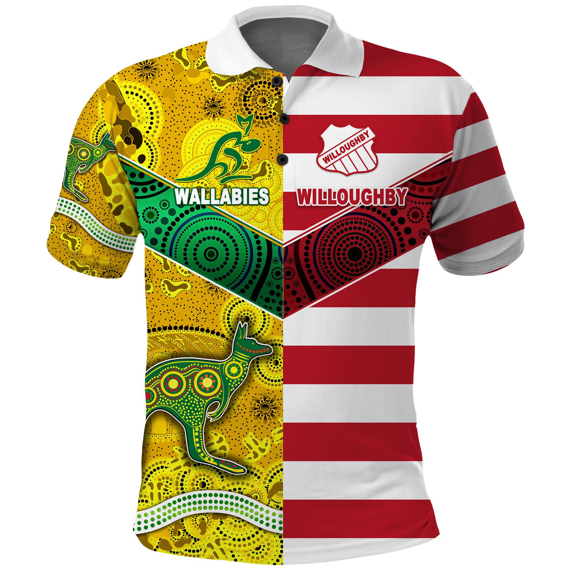 CUSTOMER REQUEST - martyvan - 20/11/2024 - Polo Shirt - LT05 Yellow - Polynesian Pride