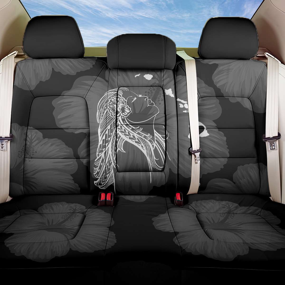 CUSTOMER REQUEST - Hawaii Hula Girl - 18/04/2025 - Back Car Seat - LT05