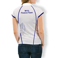 Custom MVIL Team White Women Polo Shirt LT12 - Polynesian Pride