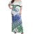 Polynesian Tribal Tattoo Retro Couple Off Long Dress and Hawaiian Shirt Gradient 03 Screen Color LT9 - Polynesian Pride