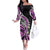 Plumeria Polynesian Couples Matching Outfits Combo Long Sleeve Dress Trending Pink LT6 - Polynesian Pride