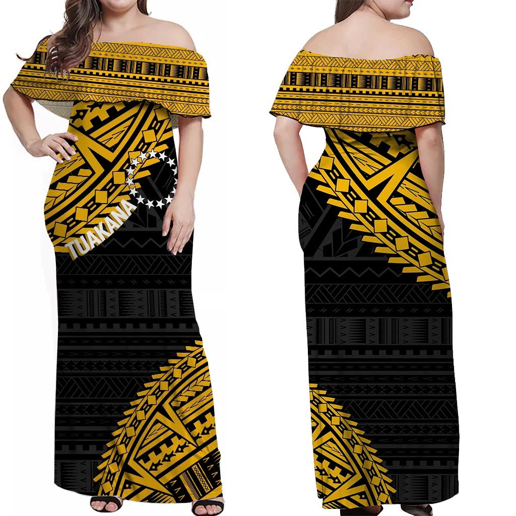 CUSTOMER REQUEST - Tuakana - 230125 Off Shoulder Maxi Dress LT7