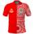 Custom Kolisi Tonga College Polo Shirt 140th Anniversary Tongan Ngatu LT14 Red - Polynesian Pride