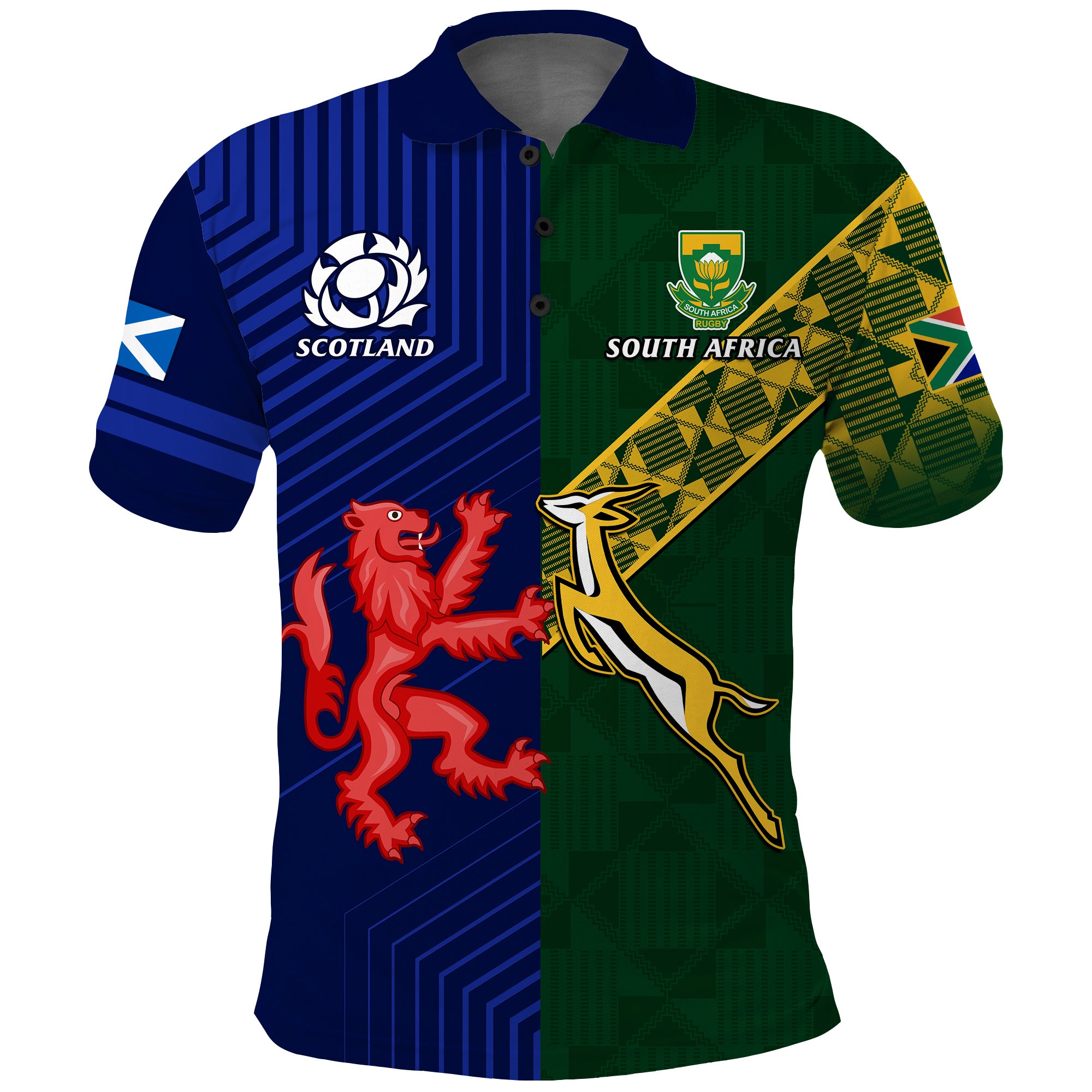 CUSTOMER REQUEST- Scotland and South Africa Rugby - 23/05/2024 - Polo Shirt- LT14