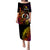 Personalised Vanuatu Puletasi Dress Kava Bowl Mix Polynesian Gradient Style LT14 Long Dress Reggae - Polynesian Pride