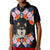 Custom Photo Polynesian Funny Dog Polo Shirt Tropical Flower CTM09 - Polynesian Pride