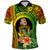 Custom Photo Polynesian Tribal Polo Shirt with Tropical Flower CTM09 - Polynesian Pride