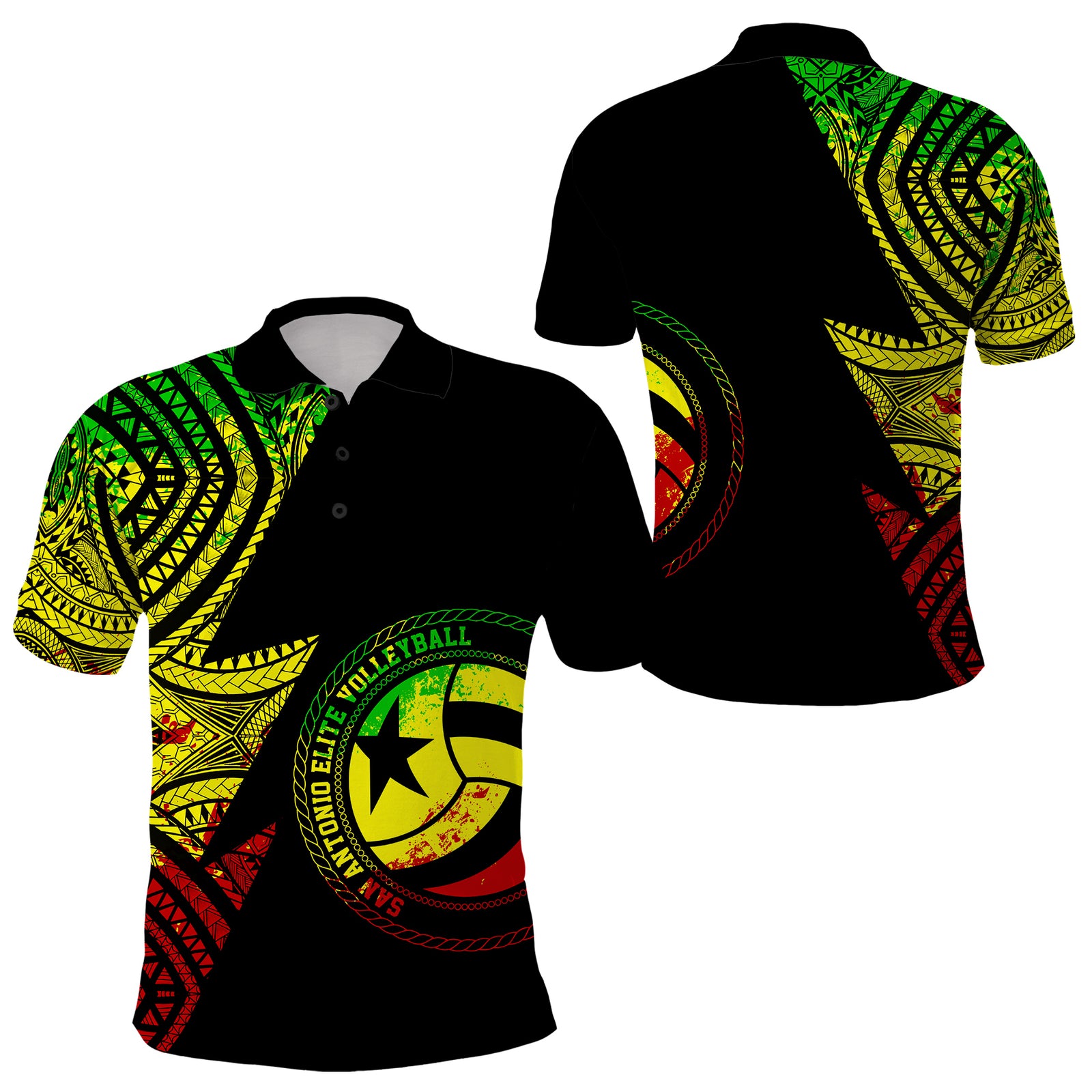 CUSTOMER REQUEST - nfeomaia reggae volleyball - 6/12/2025 - Polo Shirt - LT03