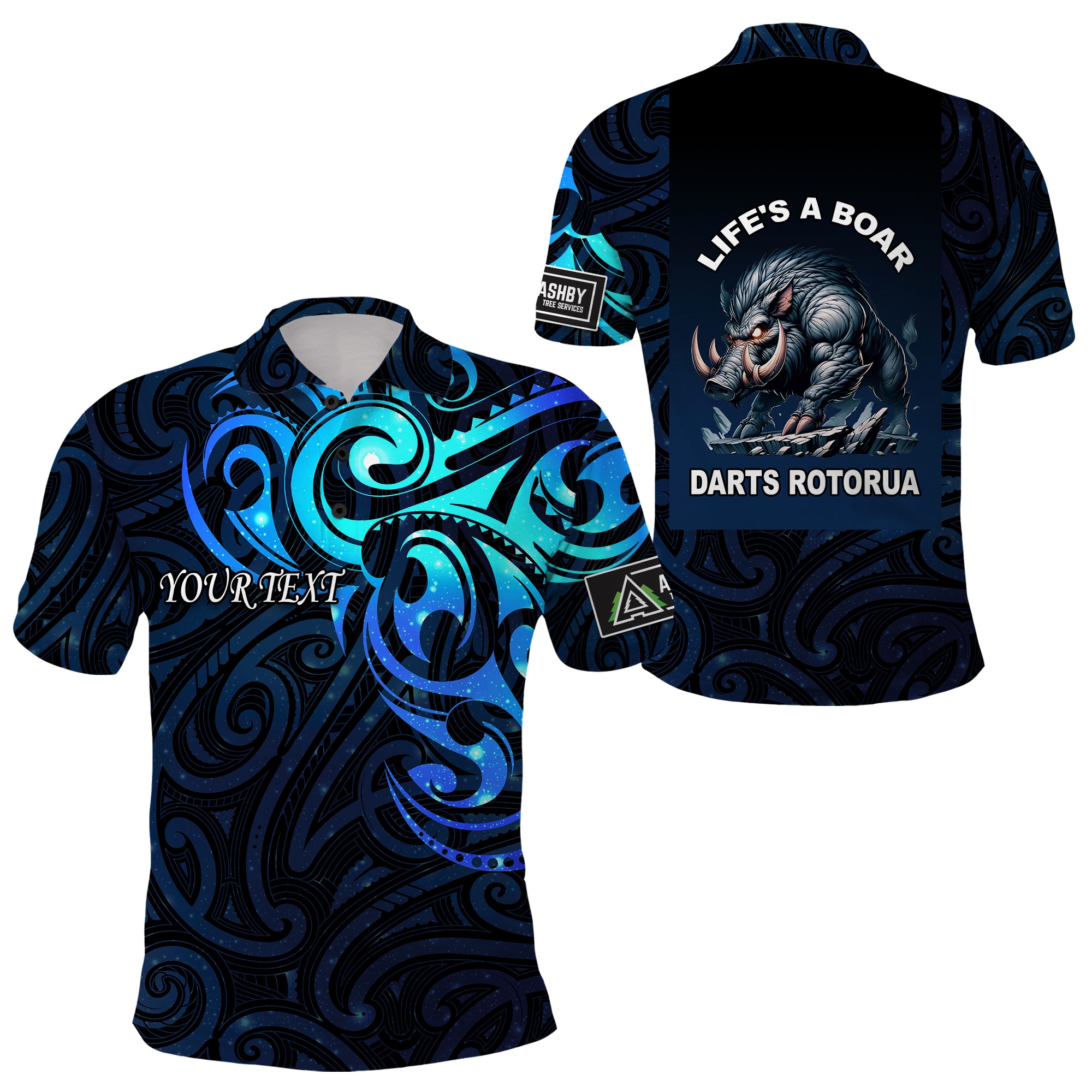 CUSTOMER REQUEST - DARTS ROTORUA - 17/02/2025 - Polo Shirt - LT03