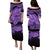 Polyneisian Pride Happy Father Day Puletasi Dress I Love You Dad - Polynesian Tribal Purple LT9 - Polynesian Pride