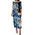 Plumeria Polynesian Puletasi Dress Trending Blue LT6 Long Dress Blue - Polynesian Pride