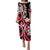 Plumeria Polynesian Puletasi Dress Trending Red LT6 Long Dress Red - Polynesian Pride